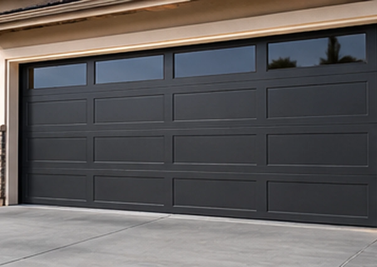 Illustration Representing Garage Door Installation
