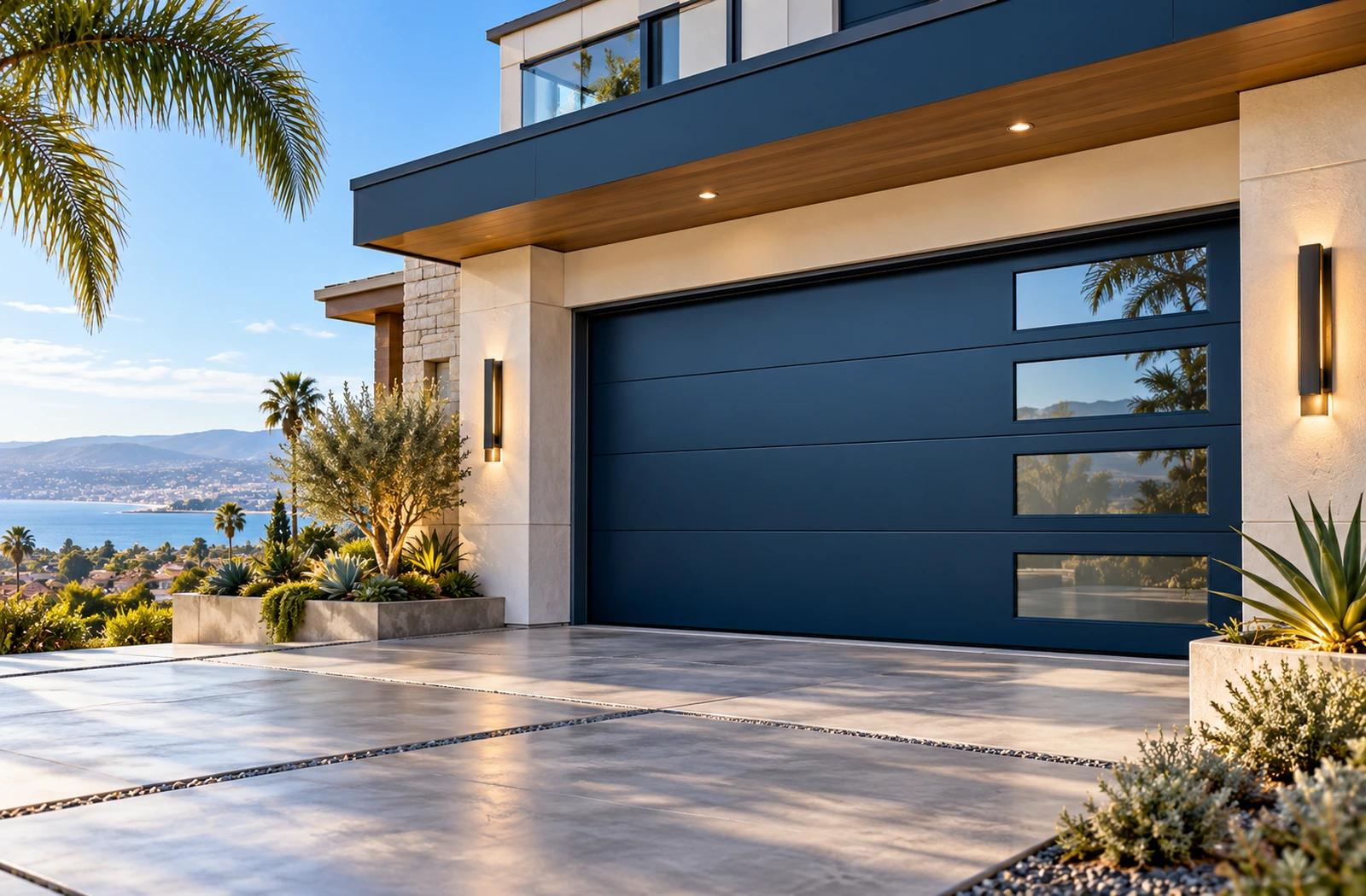 Illustration Of Modern Garage Architecture